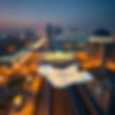 Strategic Location within the Metro Network Map highlighting the strategic location of Dubai Sports City within the metro network