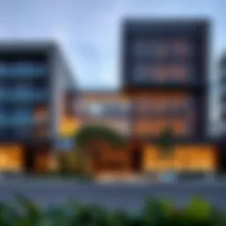 Exterior view of Dusit Princess Rijas showcasing modern architecture