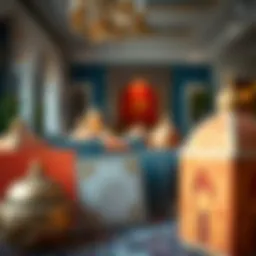 Colorful Eid greeting cards showcasing cultural motifs