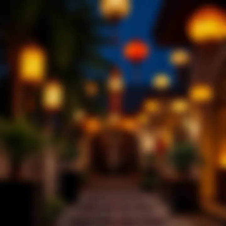 Traditional lanterns lighting up a home for Eid celebrations