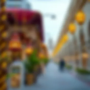 Traditional decorations symbolizing Eid celebrations.