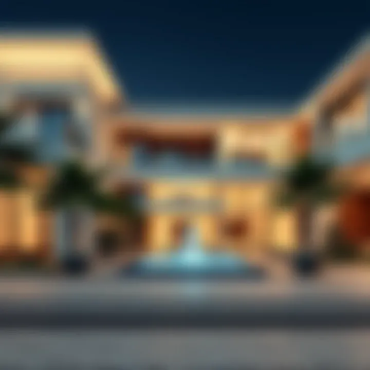 Modern Architectural Elegance of Elysium 2 Residence Luxurious exterior view of Elysium 2 Residence showcasing modern architecture