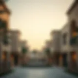 Architectural view of Bayonir Al Ain complex