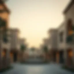 Architectural view of Bayonir Al Ain complex