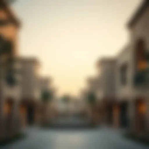 Architectural view of Bayonir Al Ain complex