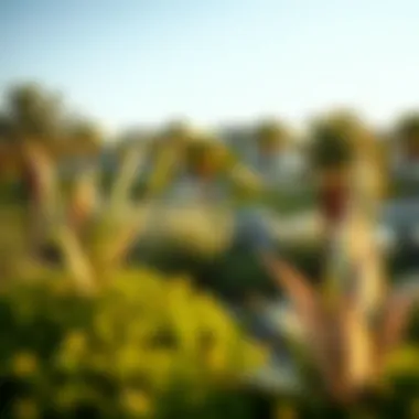 Sustainable landscaping in Akoya Oxygen development