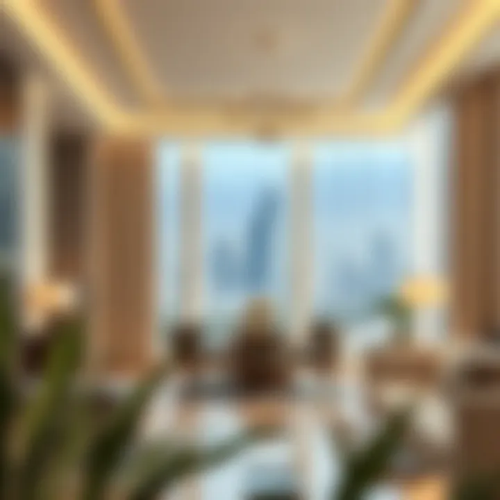 Luxurious Interior Design in Al Habtoor City Luxurious interior of one of the residences in Al Habtoor City