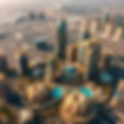 Aerial view of الجافليه showcasing its unique architecture