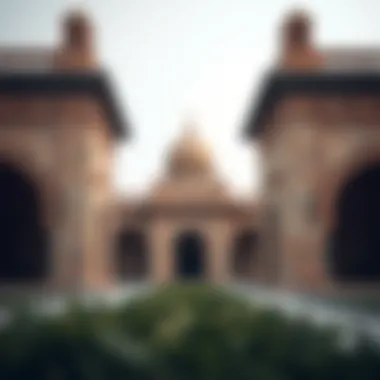 Historical landmarks in الجافليه reflecting Dubai's culture