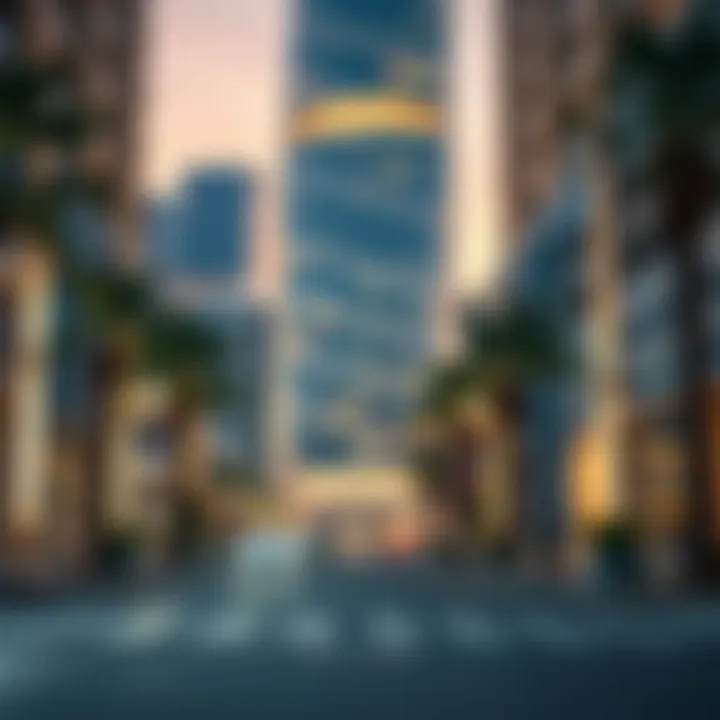 Surrounding Environment of Al Khazna Tower Surrounding environment of Al Khazna Tower on Al Najda Street