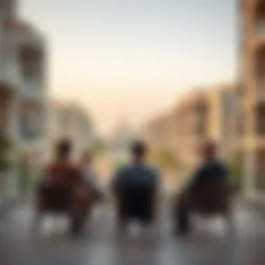 Investment Insights in Al Majara’s Real Estate Market Investors discussing opportunities related to Al Majara