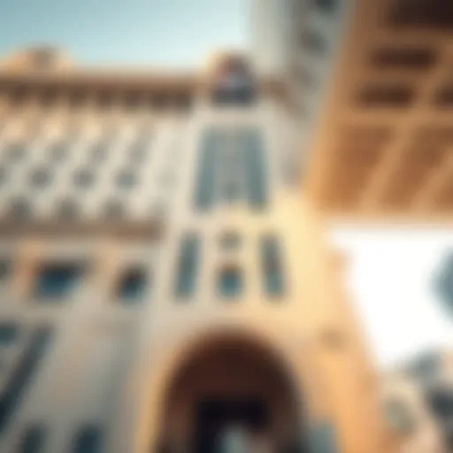 Architectural details of the Al Mansoori Building