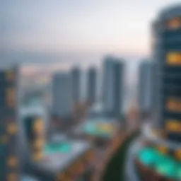 Panoramic view of Al Meena showcasing luxury apartments