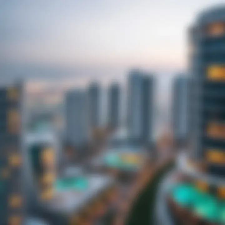 Panoramic view of Al Meena showcasing luxury apartments