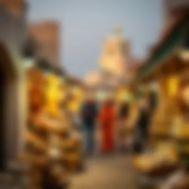 Vibrant Local Markets Vibrant market scene showcasing local crafts and goods within Al Seef