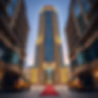 Stunning architectural façade of Altai Tower