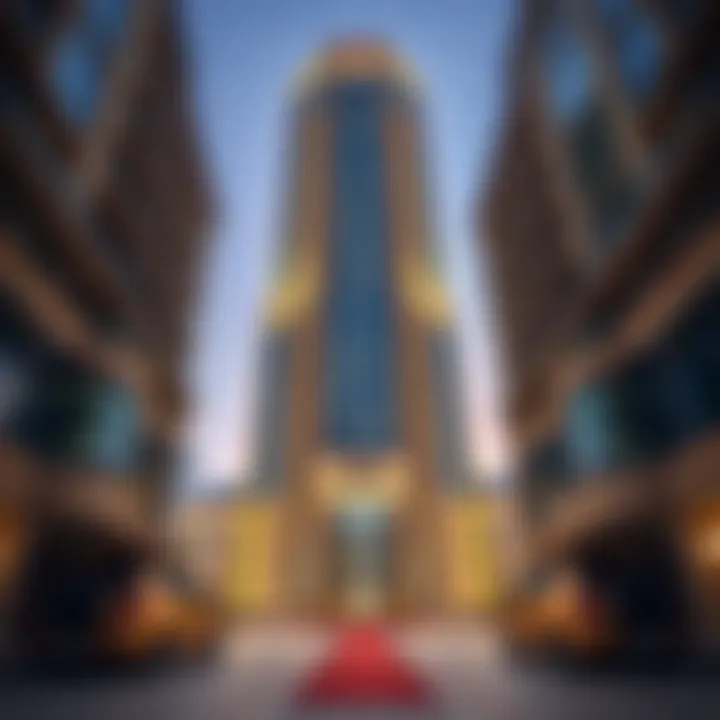 Stunning architectural façade of Altai Tower