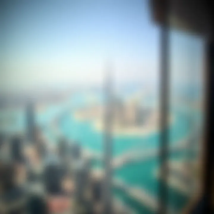 Panoramic view from the top of Altai Tower