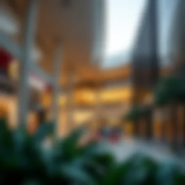 Boutik Mall's architectural design reflecting modern aesthetics