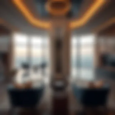 Luxurious interior of a residential unit in Bugatti Tower