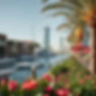 Vibrant community features surrounding Continental Tower Marina, emphasizing the lifestyle on offer.