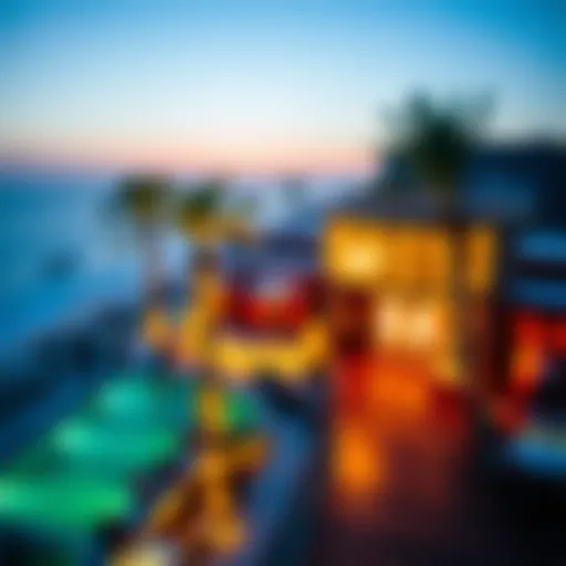A breathtaking view of Zero Gravity Dubai beach club with vibrant atmosphere