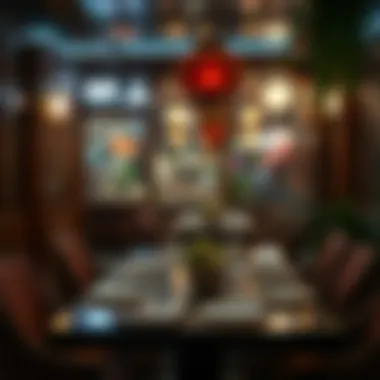 A cozy dining setup reflecting the welcoming atmosphere of a مويلح restaurant