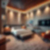 Luxurious daily rental room in Dubai with modern amenities