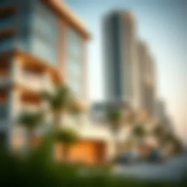 A depiction of luxury residences in Deira highlighting the real estate potential and modern living