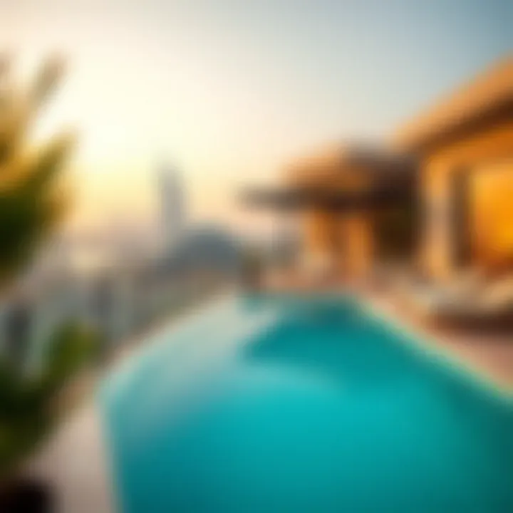 Stunning view from a deluxe property balcony