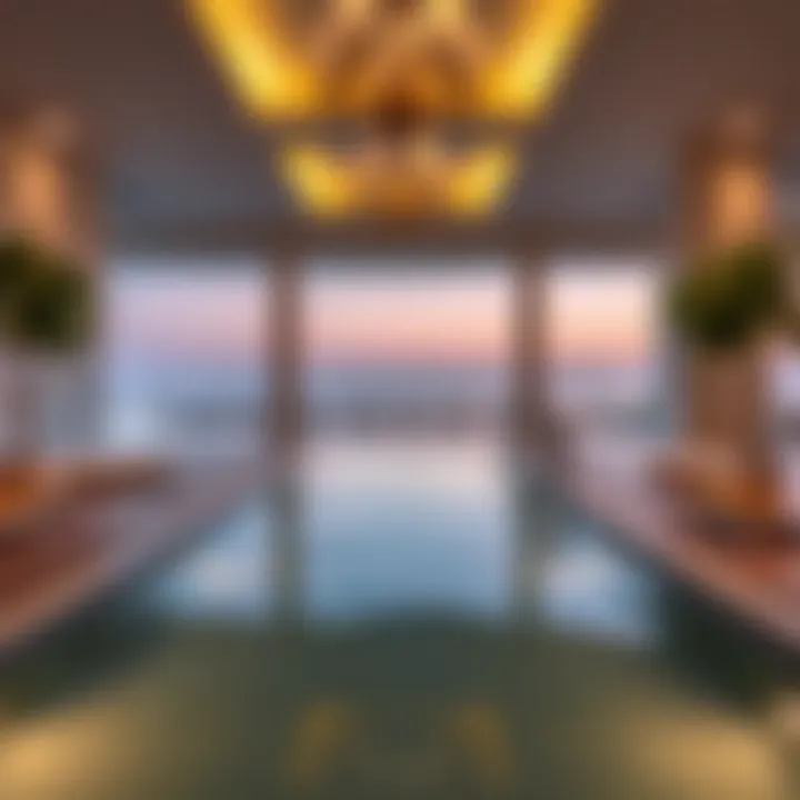 A serene waterfront property with stunning views of the Arabian Gulf