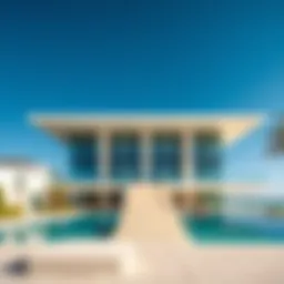 Stunning view of the Ellington Beach House architecture