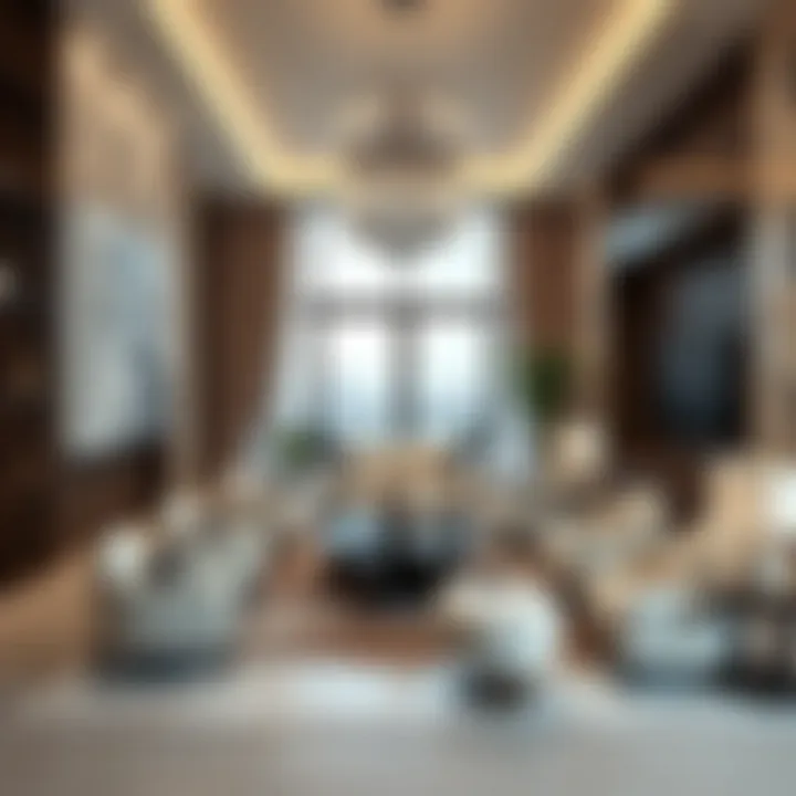 Modern interior design of a luxury property