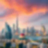 Stunning skyline of Dubai showcasing luxurious real estate