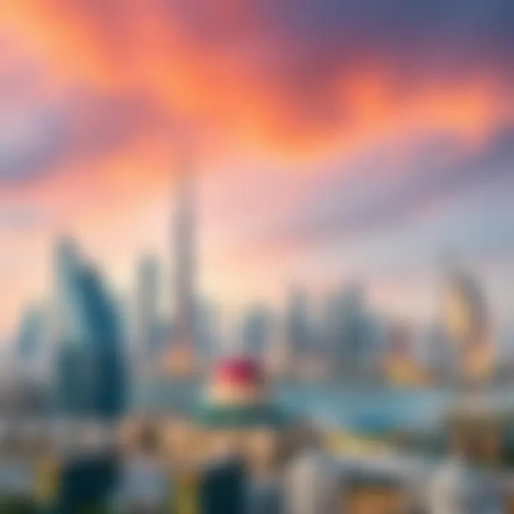 Stunning skyline of Dubai showcasing luxurious real estate