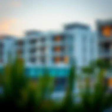 Modern Living: Luxury Apartments in Freehold Areas A luxury apartment in a Dubai freehold region highlighting modern architecture