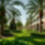 Lush greenery of حديقة النوف 3 showcasing its serene environment