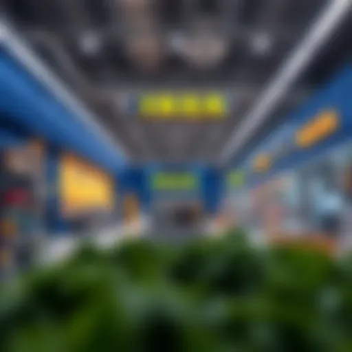 Innovative store layout showcasing IKEA's design philosophy