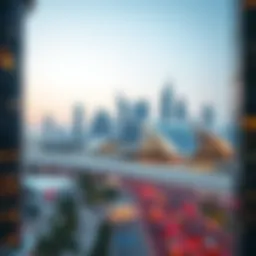 Stunning skyline view of IMPZ showcasing modern architecture