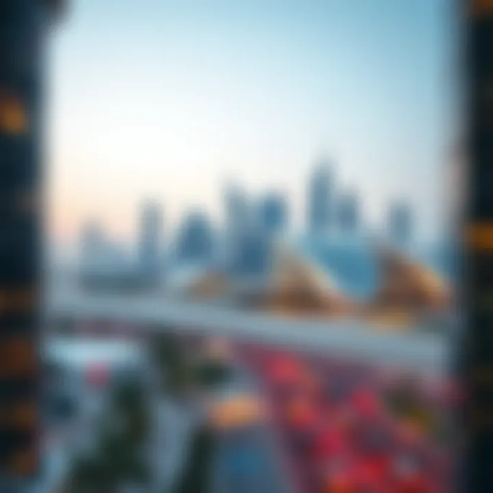 Stunning skyline view of IMPZ showcasing modern architecture