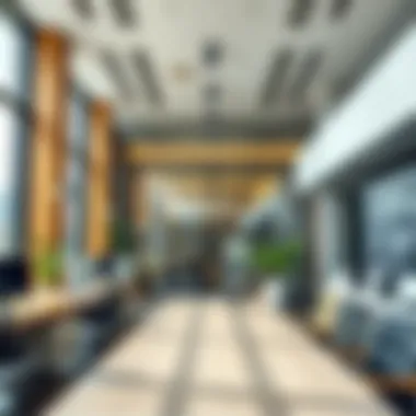 Real estate market trends displayed in a modern office