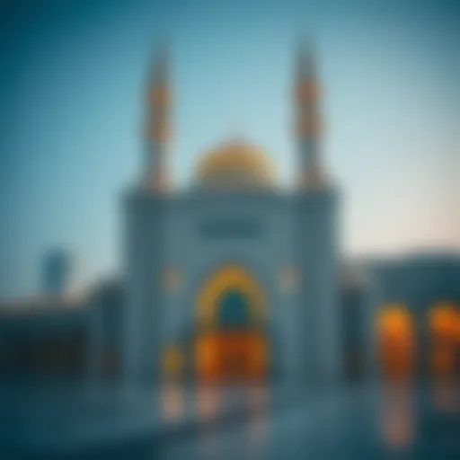 Architectural representation of Islamic banking institutions in the UAE.