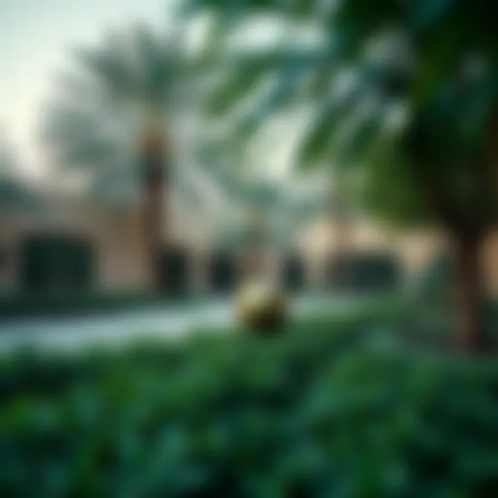 Lush green spaces in جاردن جلو promoting a serene lifestyle