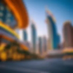 Dubai skyline showcasing modern architecture