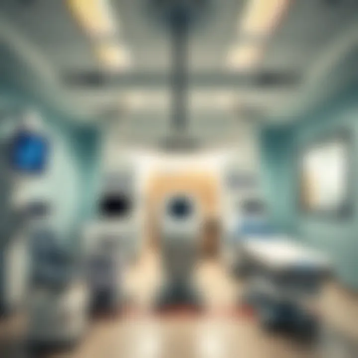 Advanced medical technology used within the hospital for patient care