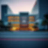 Exterior view of Jumeirah American Hospital showcasing modern architecture