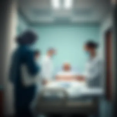 Healthcare professionals engaging in patient-centered care