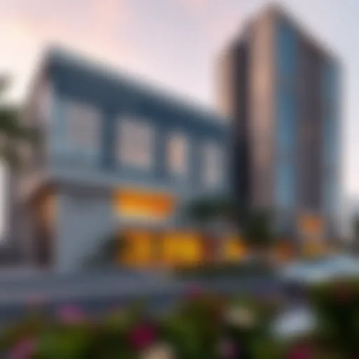 Exterior view of Jumeirah Business Center 3 showcasing modern architecture