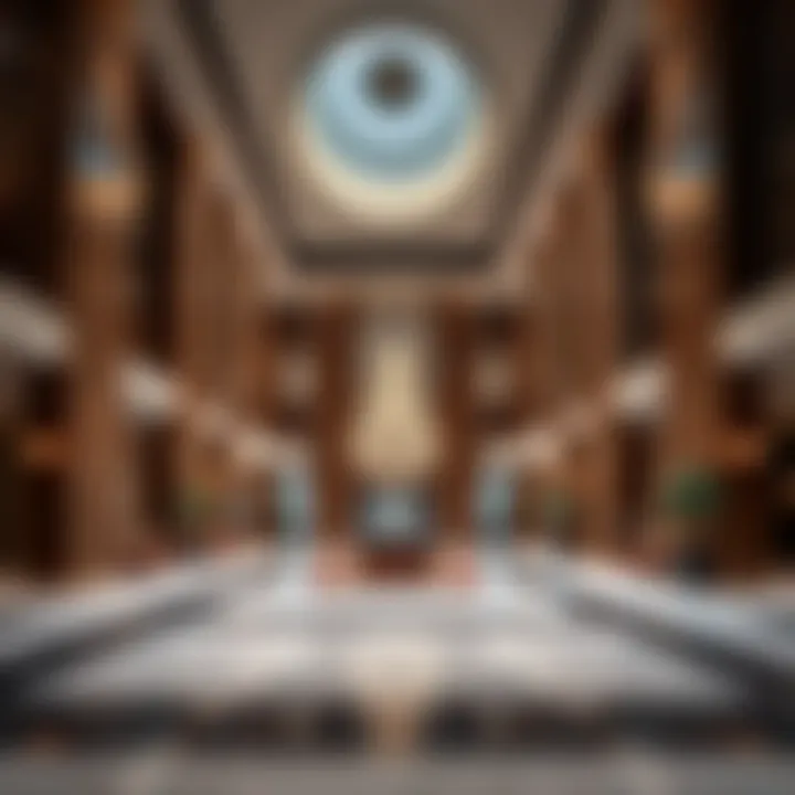 Elegant Interior Lobby of Jumeirah Business Center 3 Interior lobby of Jumeirah Business Center 3 with elegant design