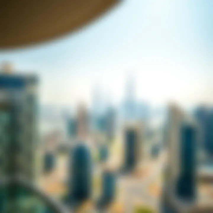 Panoramic Skyline View from Jumeirah Business Center 3 Panoramic view of Dubai's skyline from Jumeirah Business Center 3